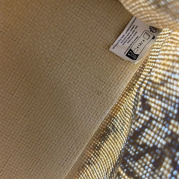 CHRISTIAN DIOR br Straw Dioriviera Tote Blue new - Picture 6 of 8